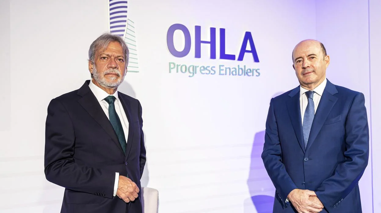 Amodio y Fernández Gallar, presidente y CEO de OHLA