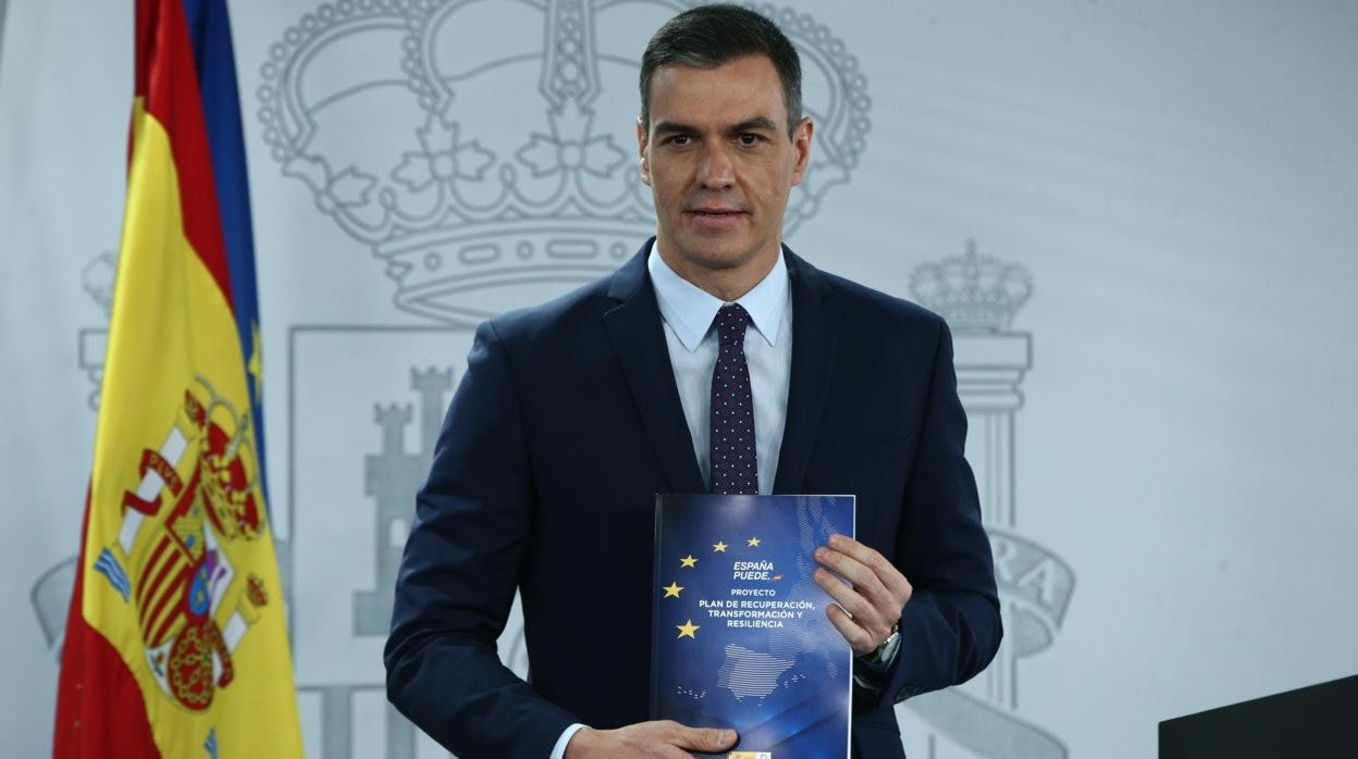 Pedro Sánchez en la presentación del Plan de Recuperación, Transformación y Resiliencia