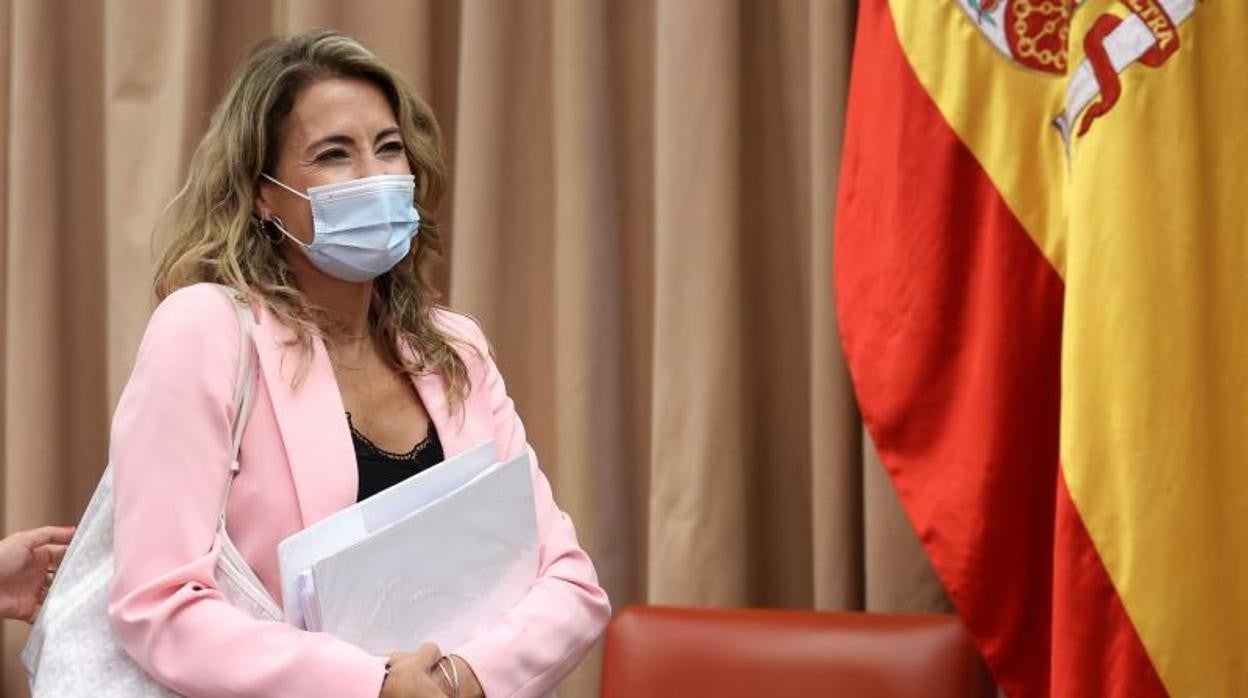 La ministra de Transportes, Raquel Sánchez