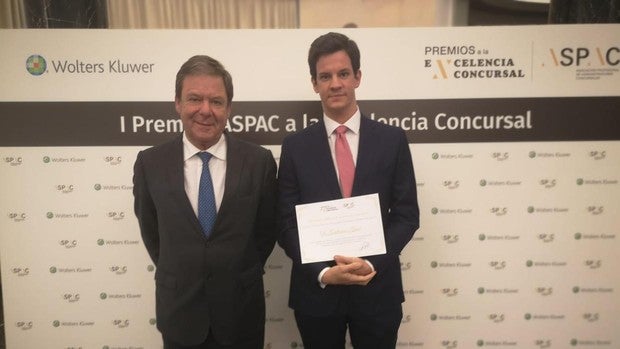 Guillermo Ginés, redactor de ABC, ganador en los I Premios a la Excelencia Concursal