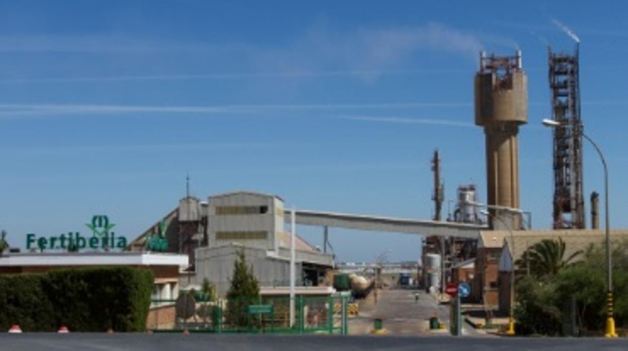 Planta de Fertiberia en Palos de la Frontera