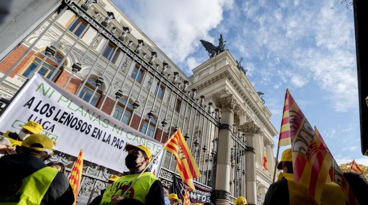 Cientos de agricultores protestan en Madrid contra unos costes de producción insostenibles