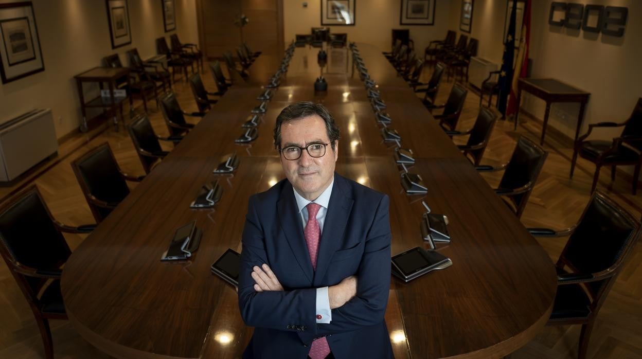 Antonio Garamendi, presidente de CEOE