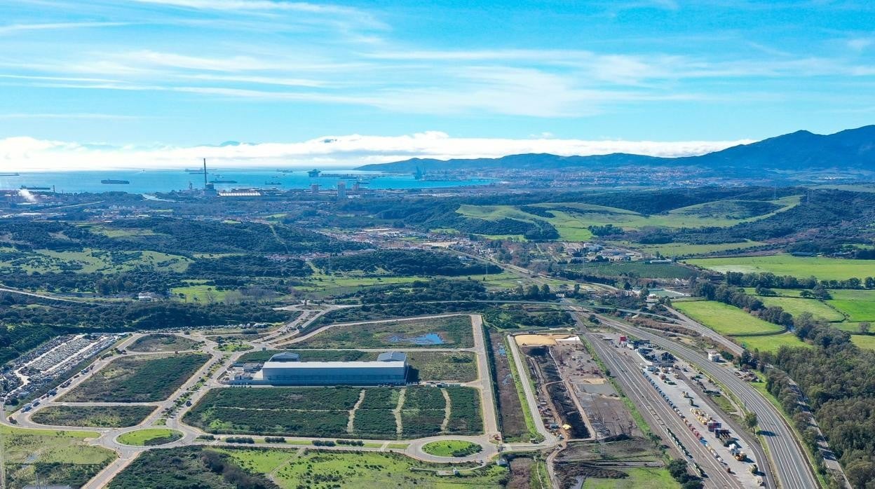 Imagen del terminal de mercancías de San Roque