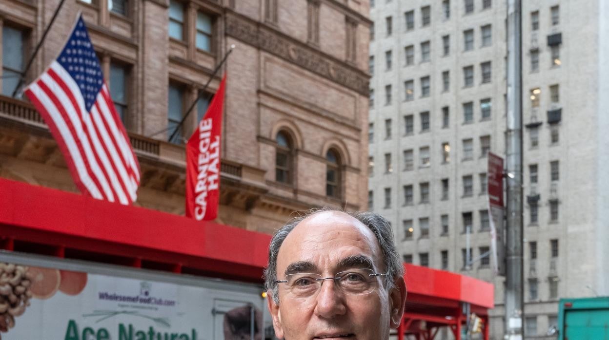 Ignacio Galán, presidente de Iberdrola, en una reciente visita a Nueva York