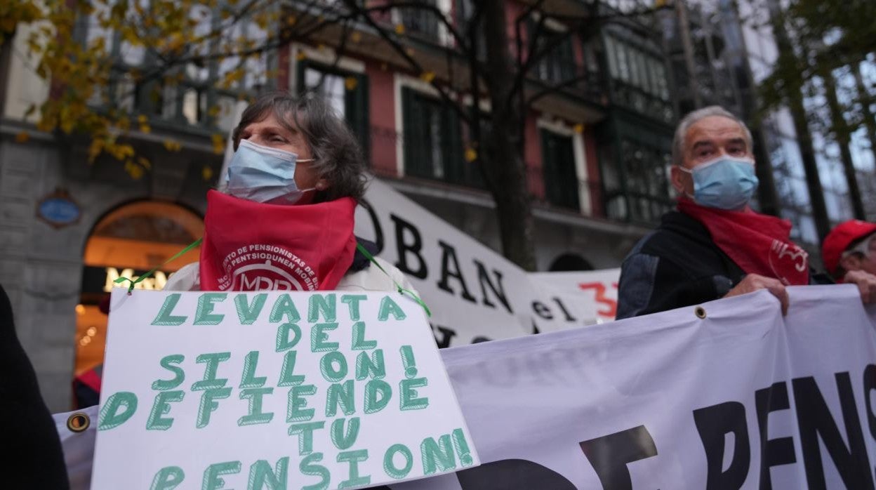 Marcha de pensionistas