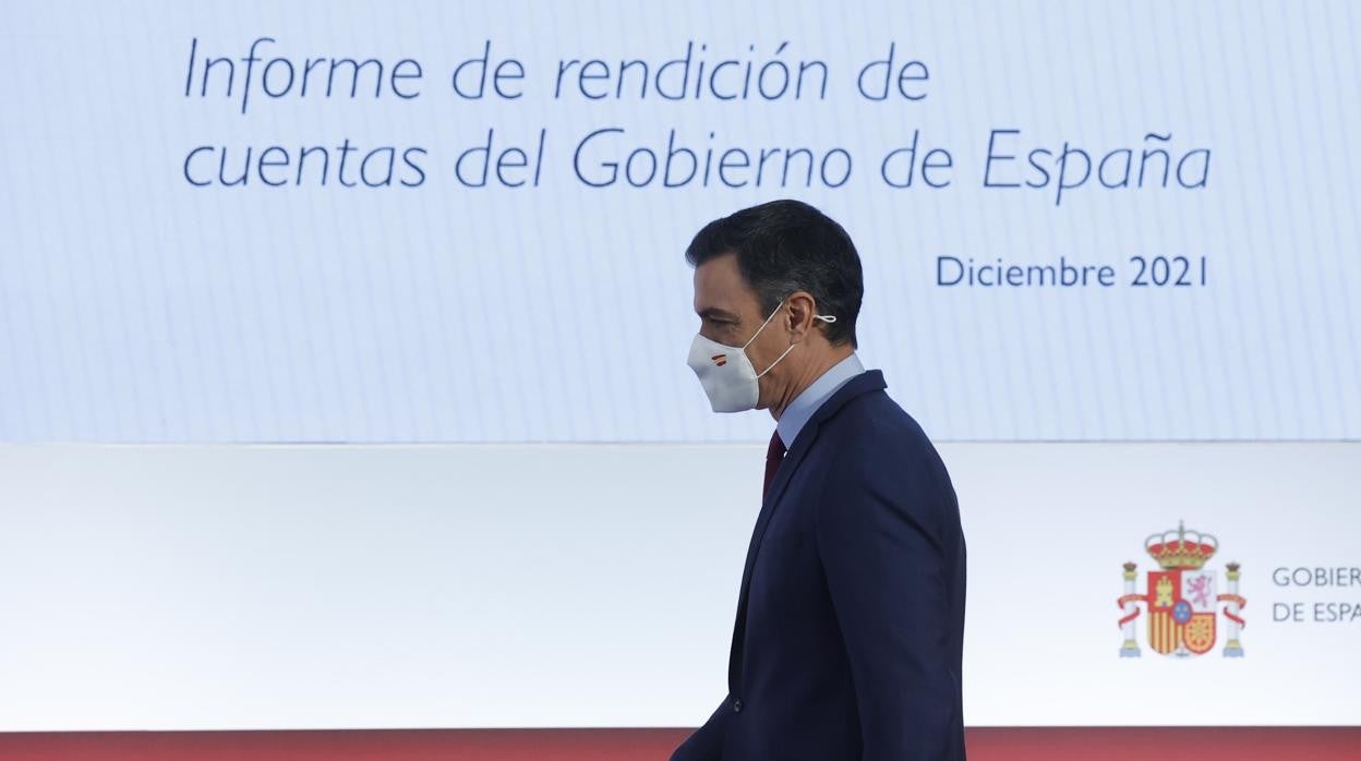 El presidente del Gobierno, Pedro Sánchez