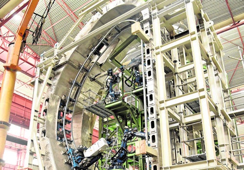 Un segmento de ITER reproducido a escala por ENSA