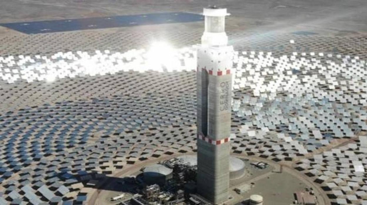 Planta solar de Abengoa, ubicada en la provincia de Sevilla