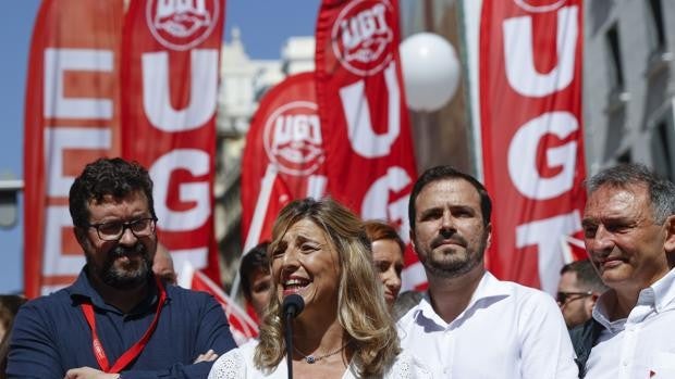 «Estamos cambiando la faz a este país»: El Primero de Mayo blinda la pinza de Gobierno y sindicatos