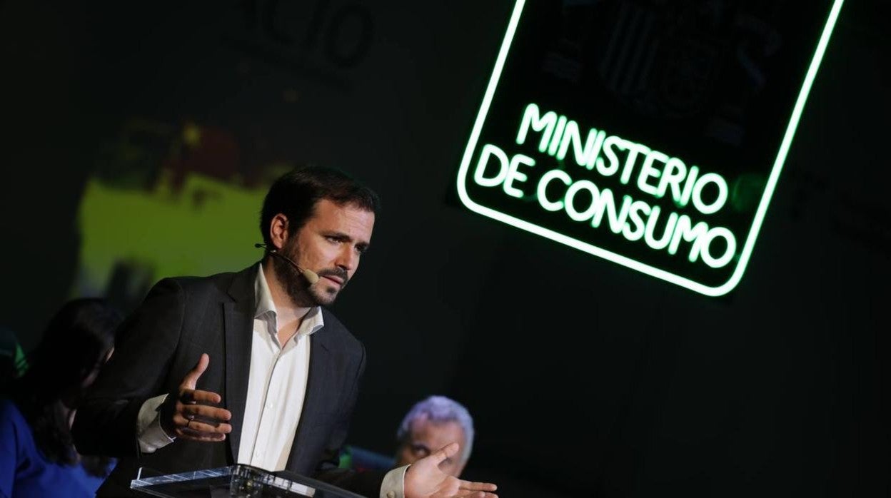 El ministro de Consumo, Alberto Garzón