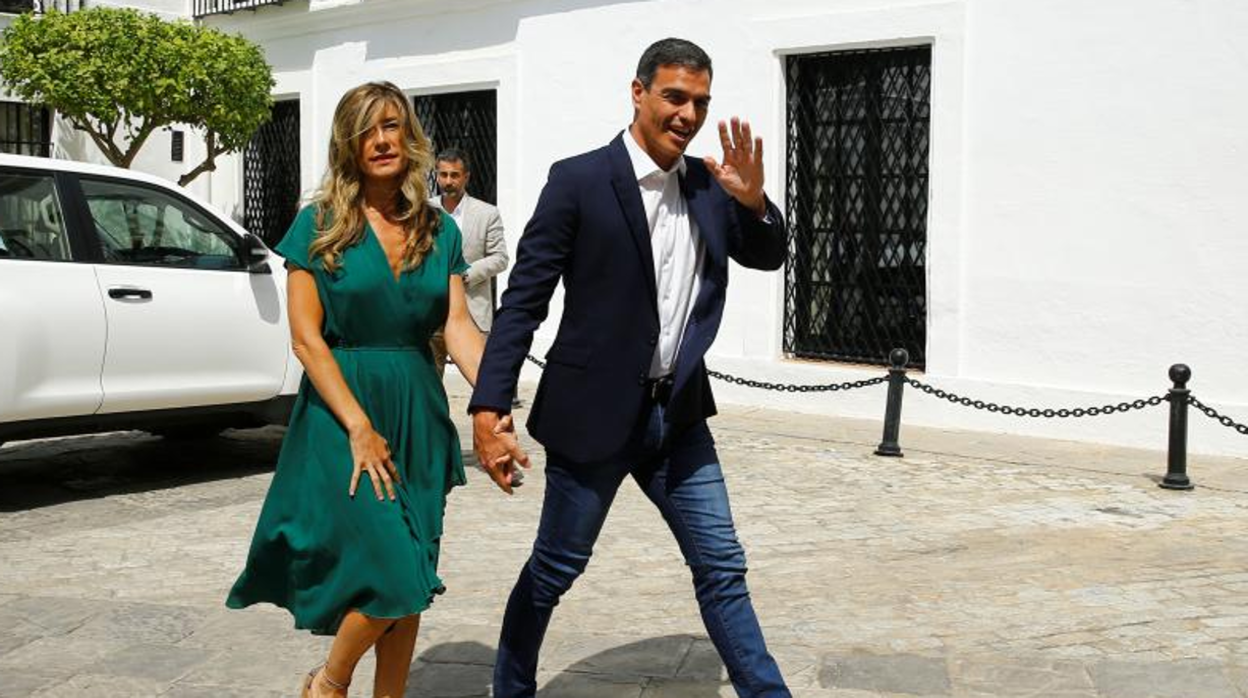 Begoña Gómez y Pedro Sánchez en una imagen de archivo