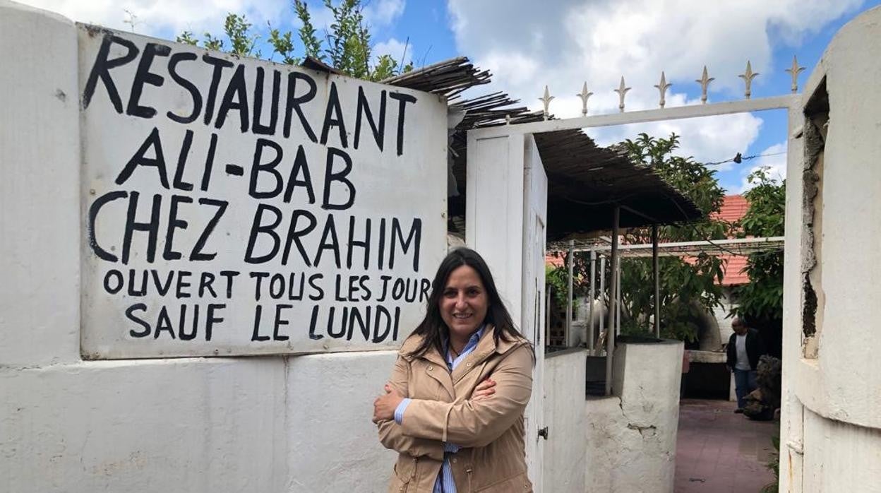 Esther Ahijado, durante su etapa en Argelia