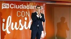 Rivera, en el acto de inicio de campaña