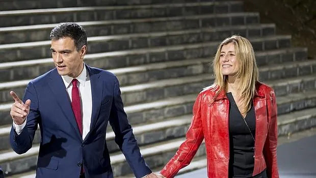 Pedro Sánchez y Begoña Gómez, su esposa