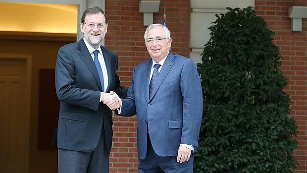 Juan José Imbroda junto a Mariano Rajoy