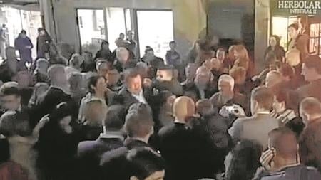 Agresión a Mariano Rajoy en Pontevedra