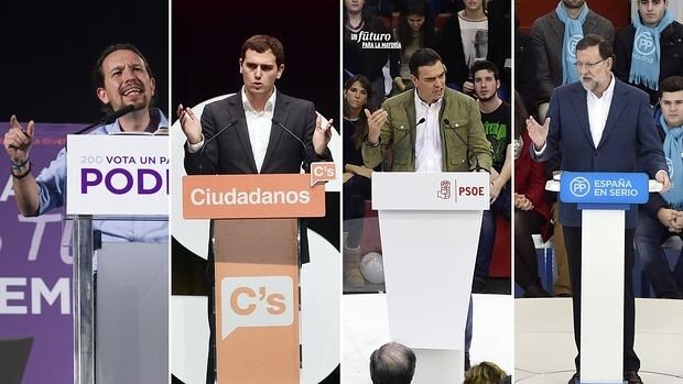 La mayoría de candidatos votarán en Madrid