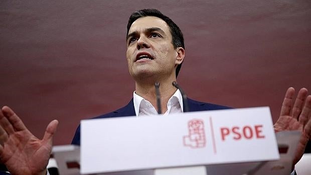 Pedro Sánchez, secretario general del PSOE