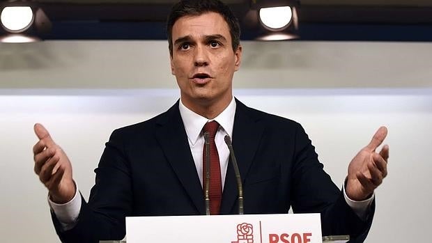 Sánchez confirma que el PSOE no apoyará a Rajoy y se postula como «alternativa»