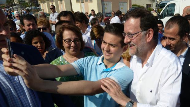 Mariano Rajoy en un acto en Santa Pola