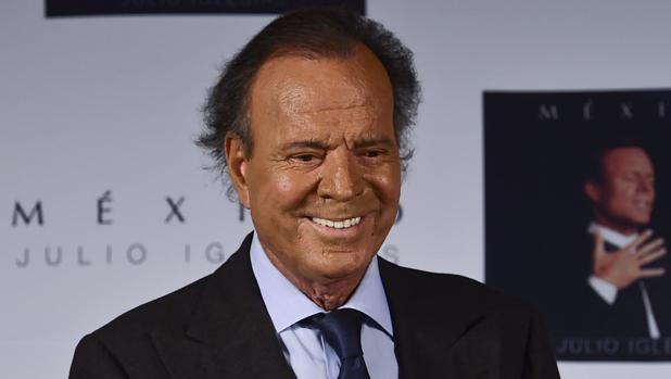 El cantante Julio Iglesias