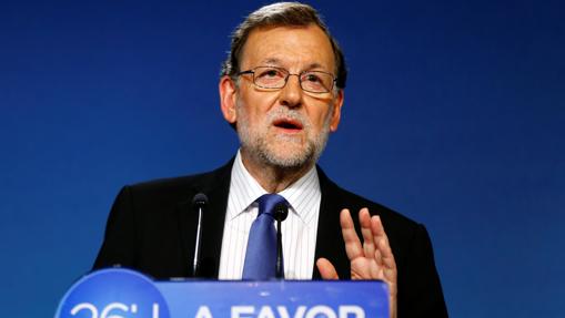 Mariano Rajoy tras la reunión del Comité Ejecutivo del PP