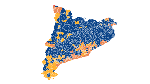 El cinturón naranja de Barcelona y otros cambios que dejan las elecciones de Cataluña