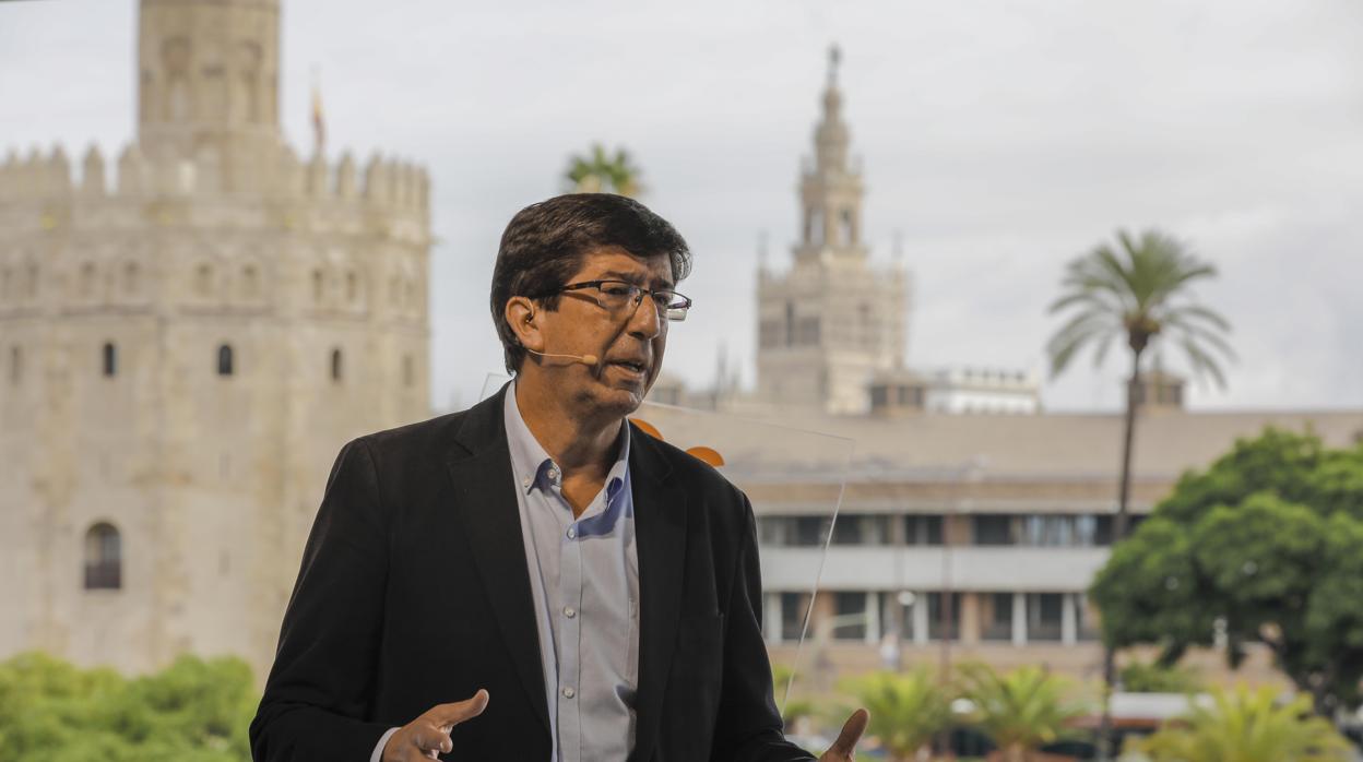 Juan Marín, candidato de Ciudadanos a la Presidencia de la Junta de Andalucía