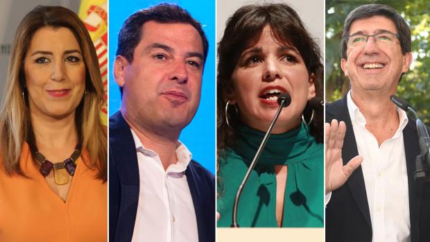 El debate entre los cuatro candidatos a las elecciones andaluzas será el día 19 de noviembre en Canal Sur