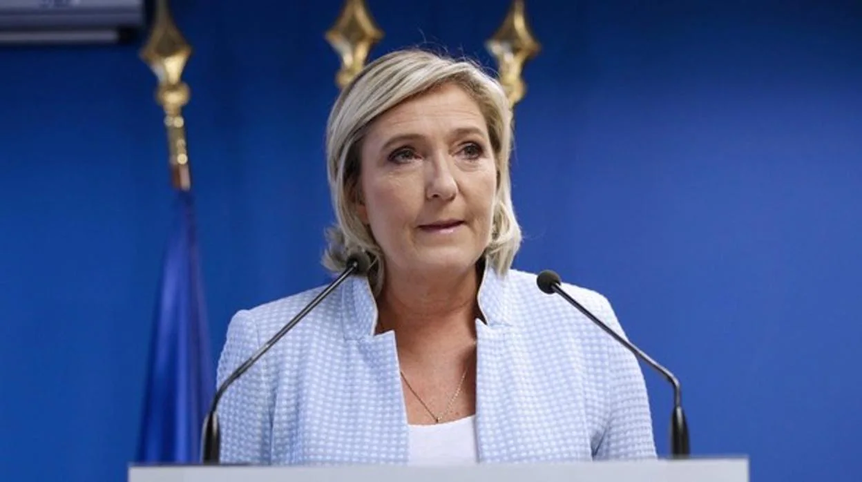 Marine Le Pen, presidenta de Agrupación Nacional