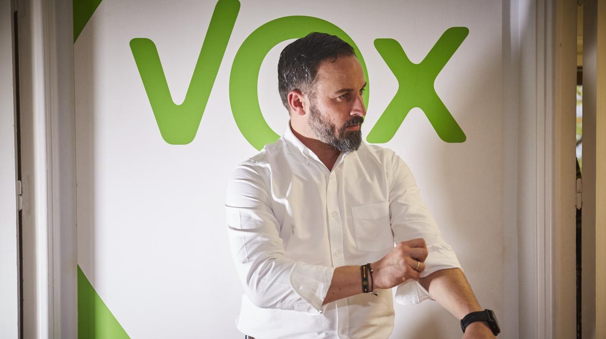 El presidente de Vox Santiago Abascal