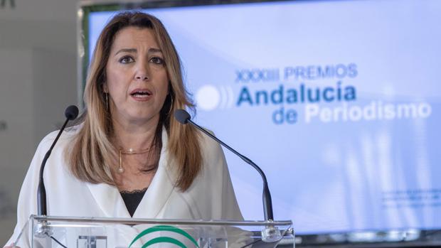 Susana Díaz: «PP y Ciudadanos arrinconan al PSOE solo porque llevamos 36 años gobernando»