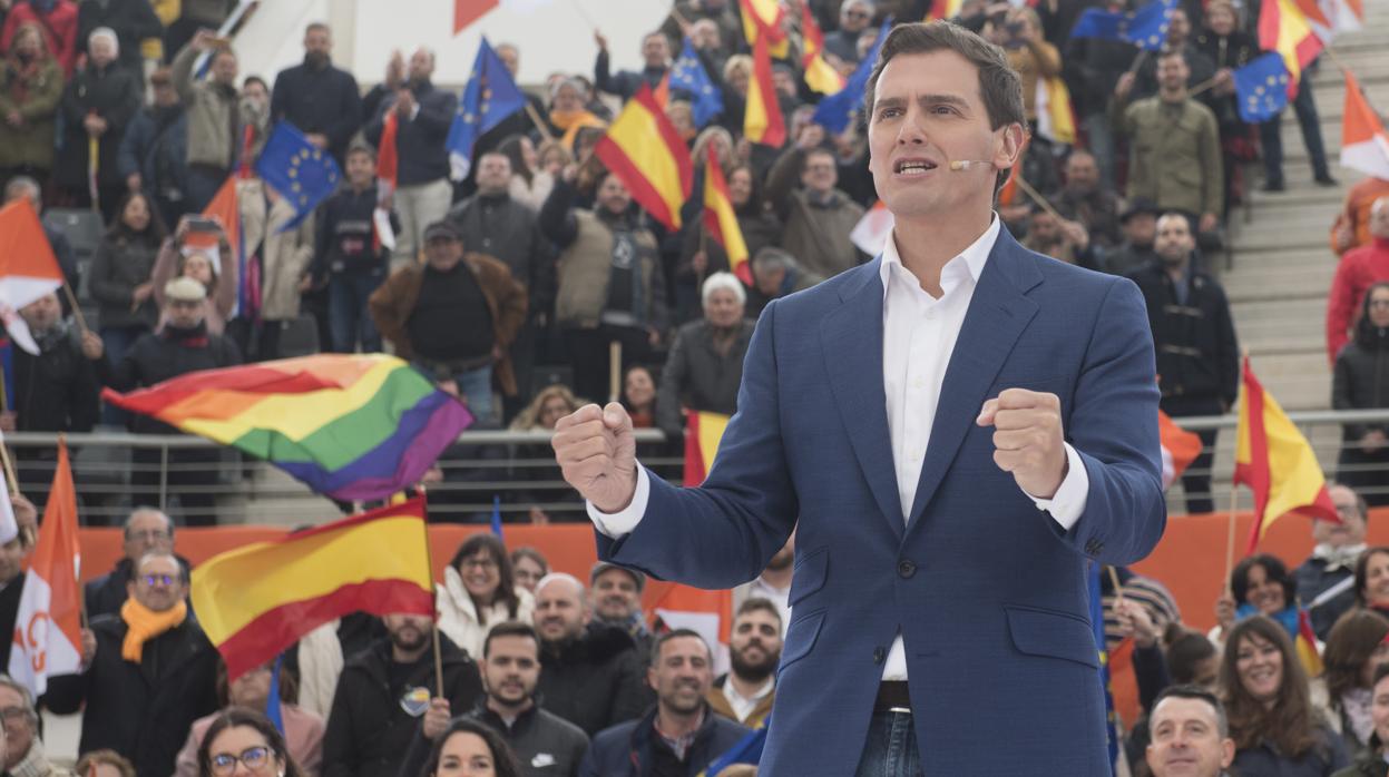 El presidente de Ciudadanos, en El Montecillo de Las Rozas (Madrid)