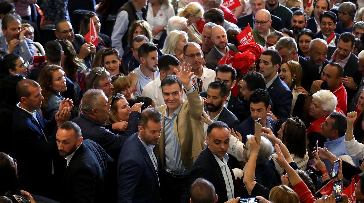 Pedro Sánchez, hoy en Tenerife