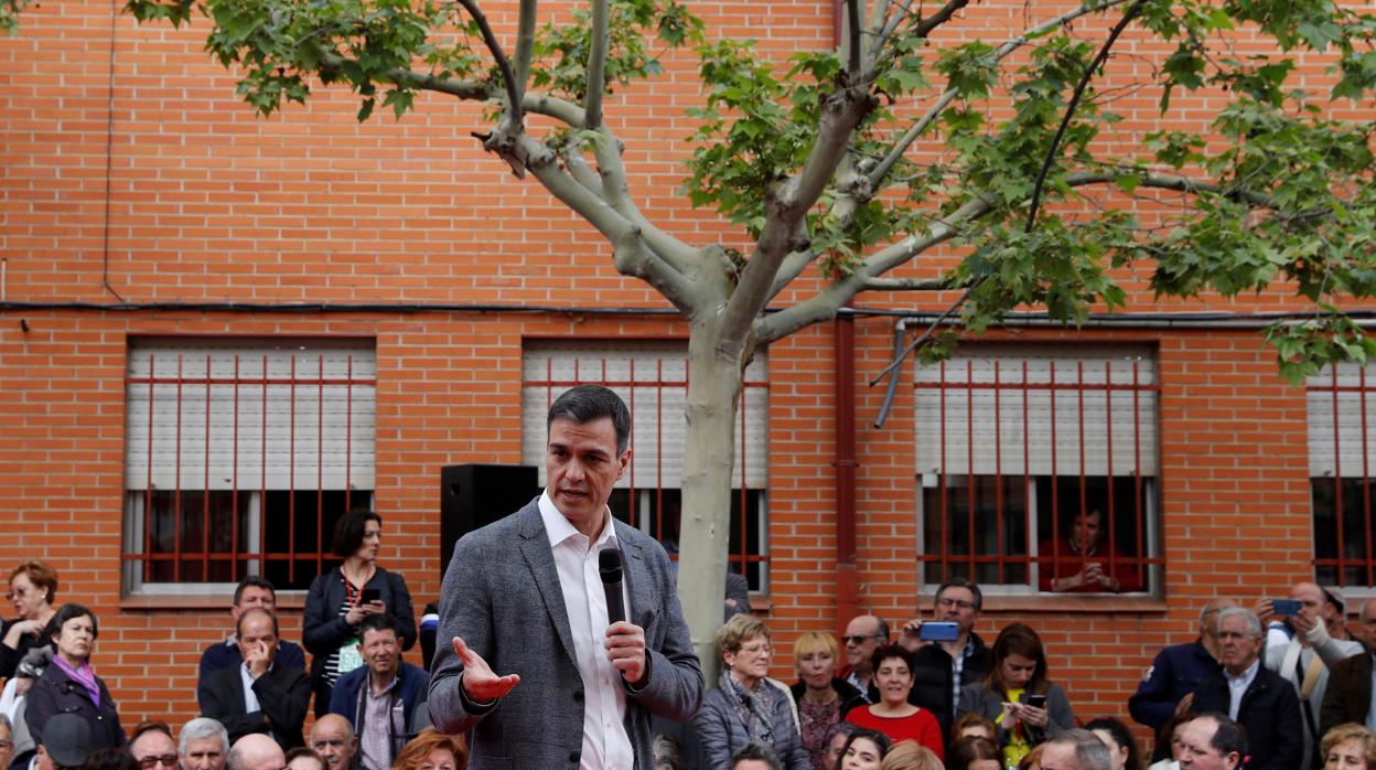 Pedro Sánchez, líder del PSOE, ayer en Madrid