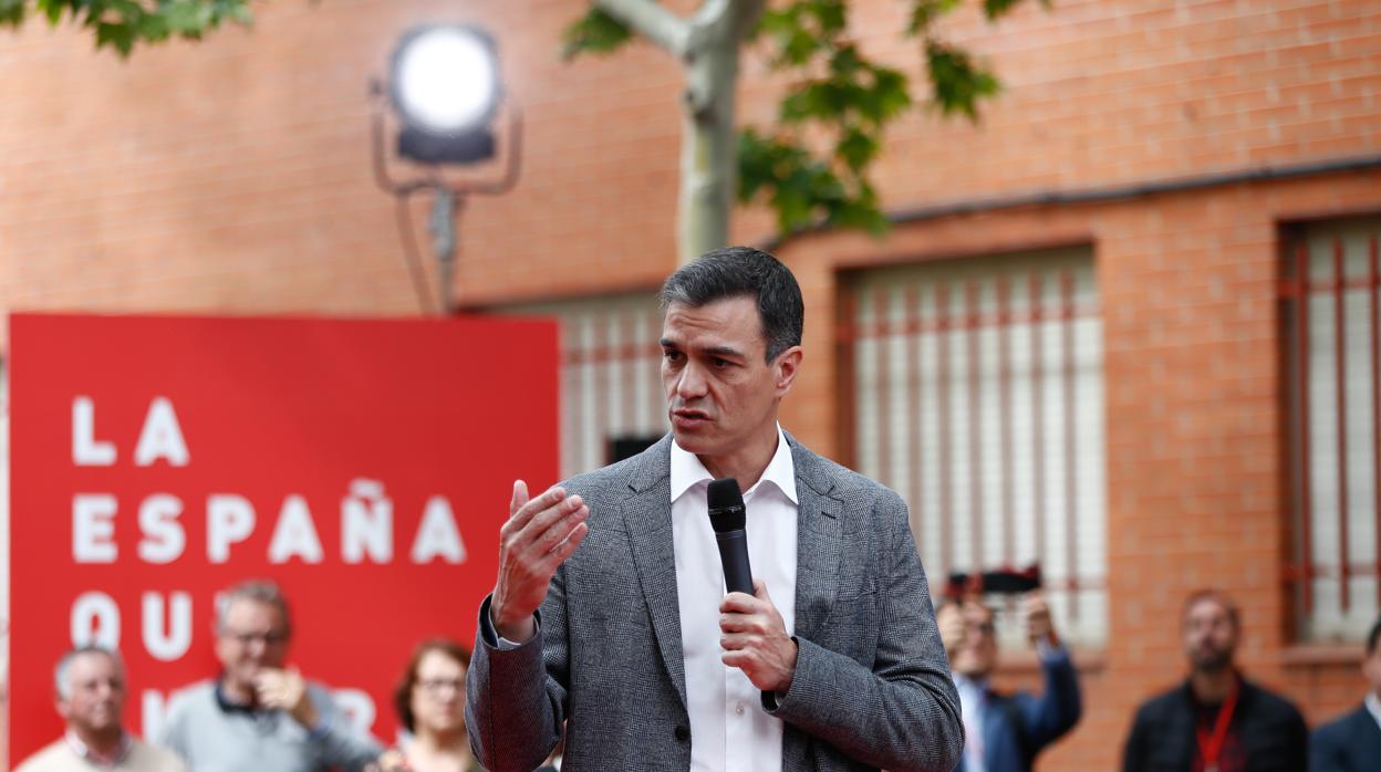 Pedro Sánchez, líder del PSOE