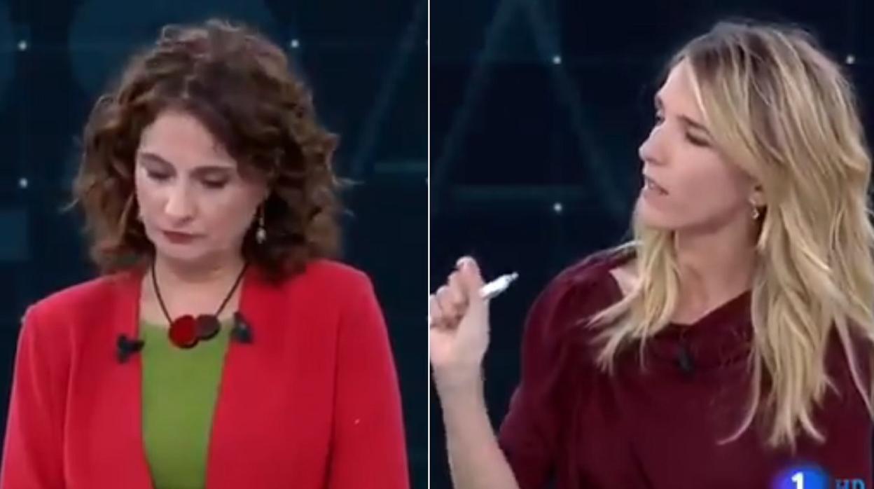 María Jesús Montero (PSOE) y Cayetana Álvarez de Toledo (PP)