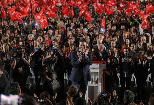 Cierre de campaña del PSOE en Valencia