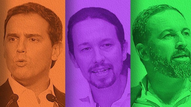 Pablo Iglesias domina en Twitter y Facebook, Santiago Abascal en Instagram