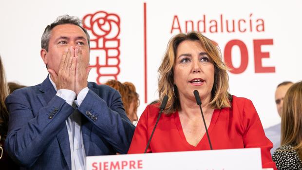 Susana Díaz y Pedro Sánchez hablan por primera vez en La Moncloa después de tres citas electorales