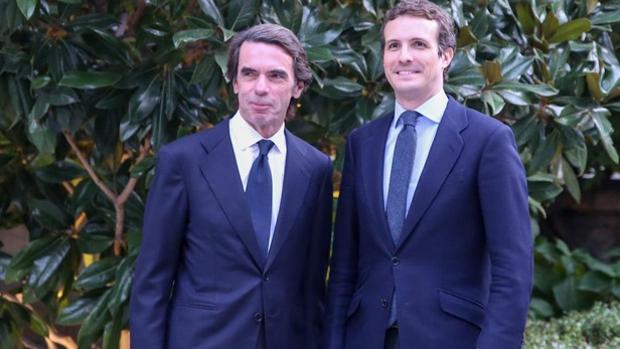 Aznar avala la campaña de Casado y afea a Rivera su rechazo a España Suma