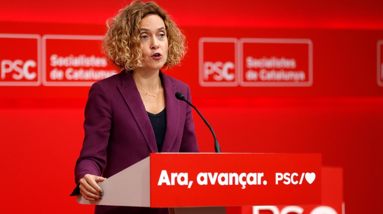 Meritxell Batet, presidenta del Congreso, en un acto de partido