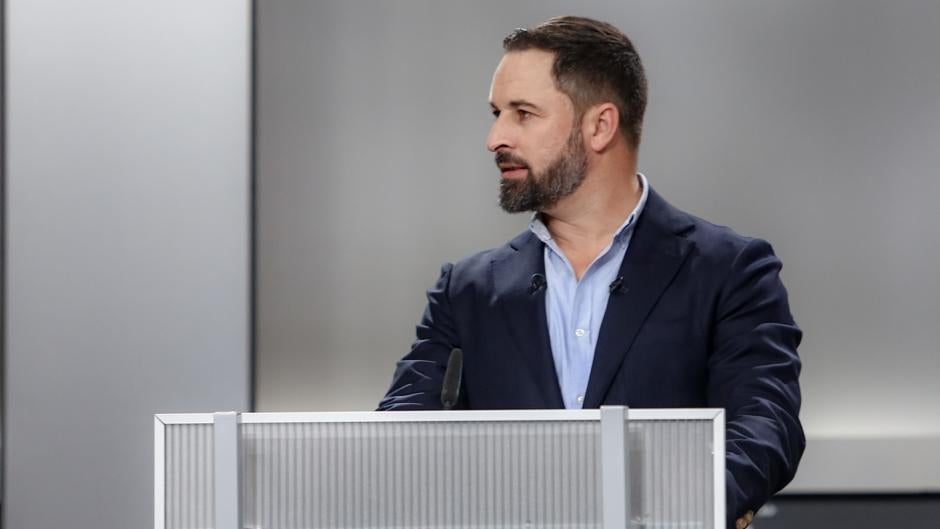 Vea el minuto final de Santiago Abascal en el debate