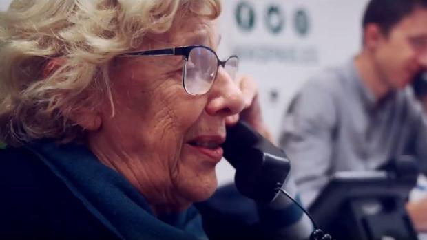 Manuela Carmena entra en campaña para intentar levantar a Más País