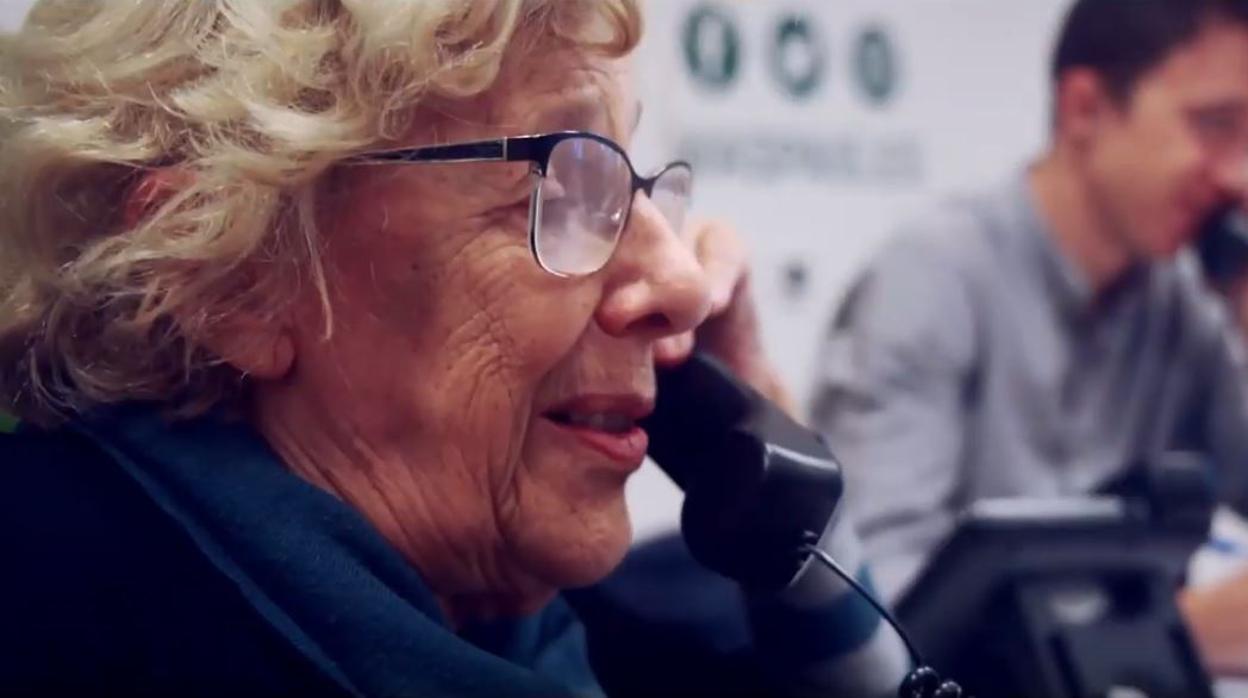 Manuela Carmena entra en campaña para intentar levantar a Más País