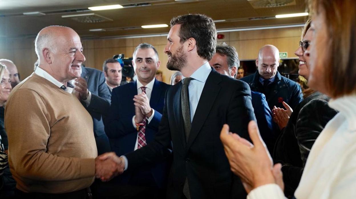 Pablo Casado, en Santander