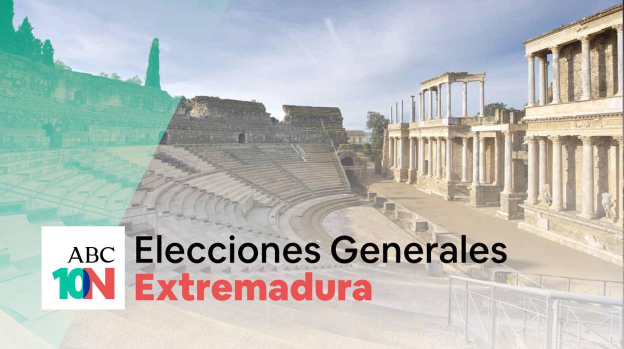 Resultados de las elecciones generales en Extremadura, en directo