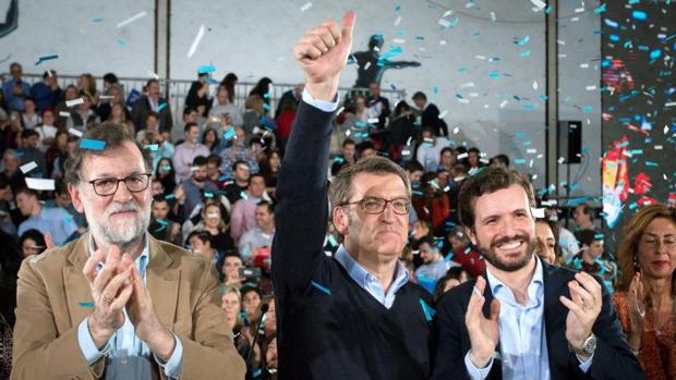 Feijóo reunirá a Casado y Rajoy este sábado en su primer gran acto de campaña