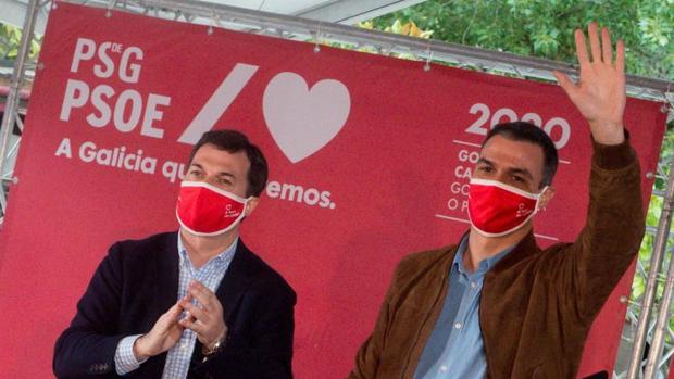 Sánchez aterriza en la campaña gallega con reproches al PP por el Covid: «Lo hicimos solos, sin su apoyo»